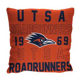 UTSA Road Runners Stacked 20 in. Woven Pillow  