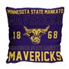 Minnesota State Mavericks Stacked 20 in. Woven Pillow  