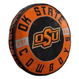 Oklahoma State Cowboys Stacked 20 in. Woven Pillow  