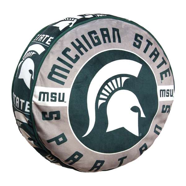 Michigan State Spartans  Stacked 20 in. Woven Pillow