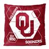 Oklahoma Football Sooners Connector 16X16 Reversible Velvet Pillow 
