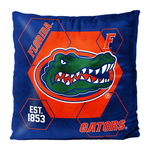 Florida Football Gators Connector 16X16 Reversible Velvet Pillow 