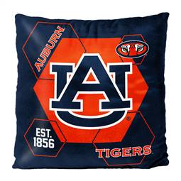 Auburn Football Tigers Connector 16X16 Reversible Velvet Pillow 