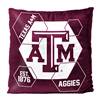 Texas A&M Football Aggies Connector 16X16 Reversible Velvet Pillow 