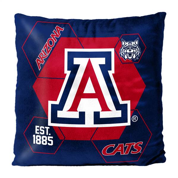 Arizona Football Wildcats Connector 16X16 Reversible Velvet Pillow 