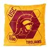 USC Football Trojans Connector 16X16 Reversible Velvet Pillow 
