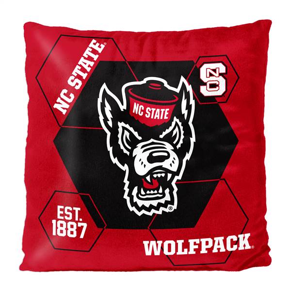 North Carolina State Wolf Pack Wolf Pack Connector 16X16 Reversible Velvet Pillow
