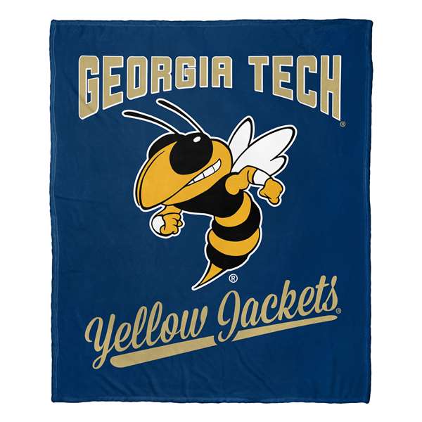 Georgia Tech Yellow Jackets  Alumni Silk Touch Throw Blanket  