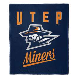 UTEP Texas El Paso Miners  Alumni Silk Touch Throw Blanket  