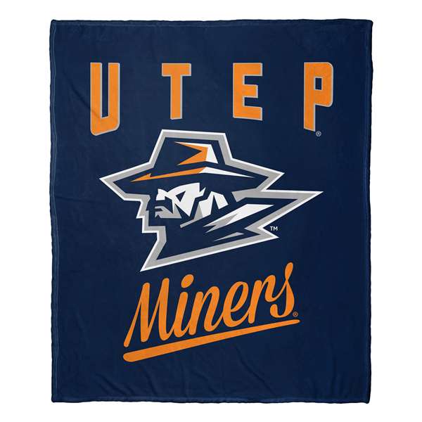 UTEP Texas El Paso Miners  Alumni Silk Touch Throw Blanket  