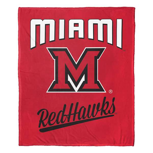 Miami of Ohio Redhawks Alumni Silk Touch Throw Blanket  