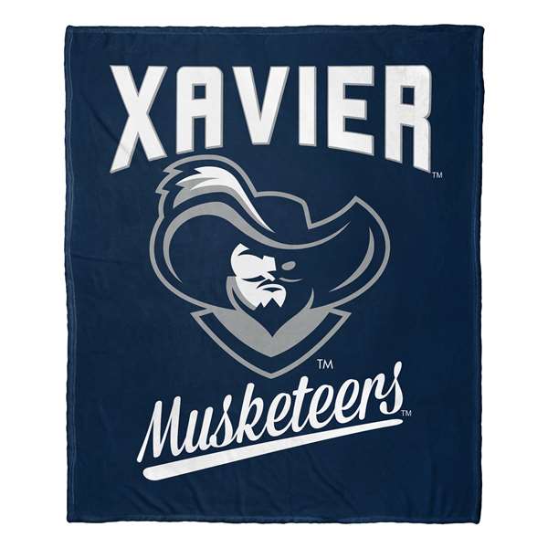 Xavier Musketeers Alumni Silk Touch Throw Blanket  