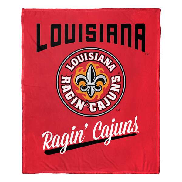 Luisiana Lafayette Ragin Cajuns Alumni Silk Touch Throw Blanket  