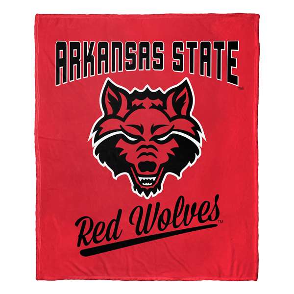 Arkansas State Red Wolves Alumni Silk Touch Throw Blanket  