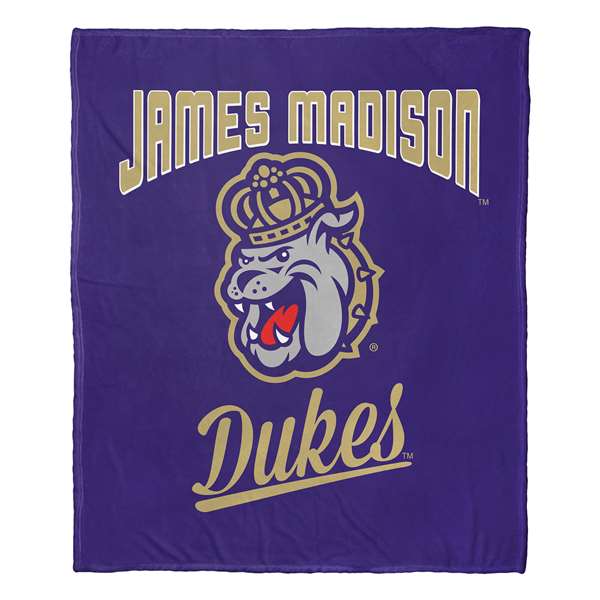 James Madison Dukes Alumni Silk Touch Throw Blanket  