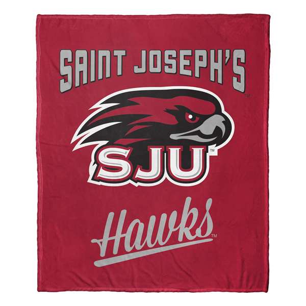 Saint Joseph's Hawks Alumni Silk Touch Throw Blanket  