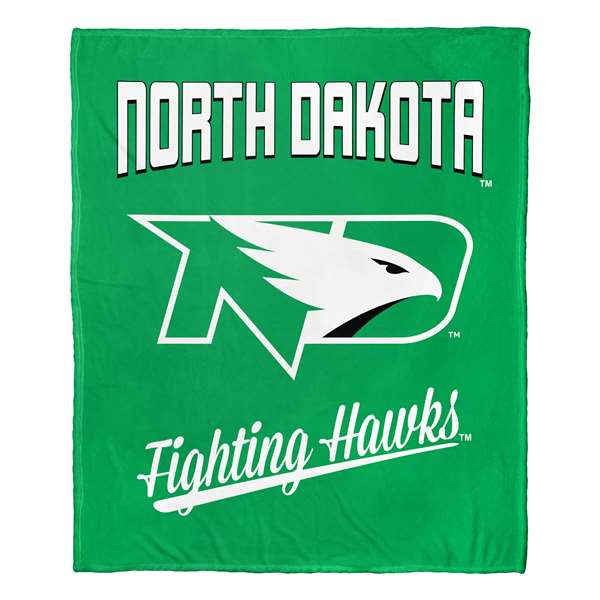 North Dakota Fighting Hawks Alumni Silk Touch Throw Blanket  