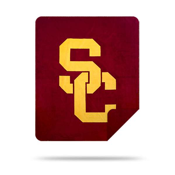 USC Trojans Sliver Knit Throw Blanket  