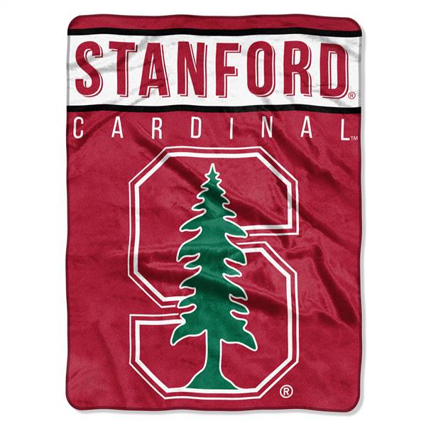 Stanford Football Cardinal Basic Raschel Throw Blanket 60X80