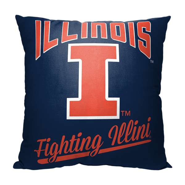 Illinois Fighting Illini Alumni Pillow  
