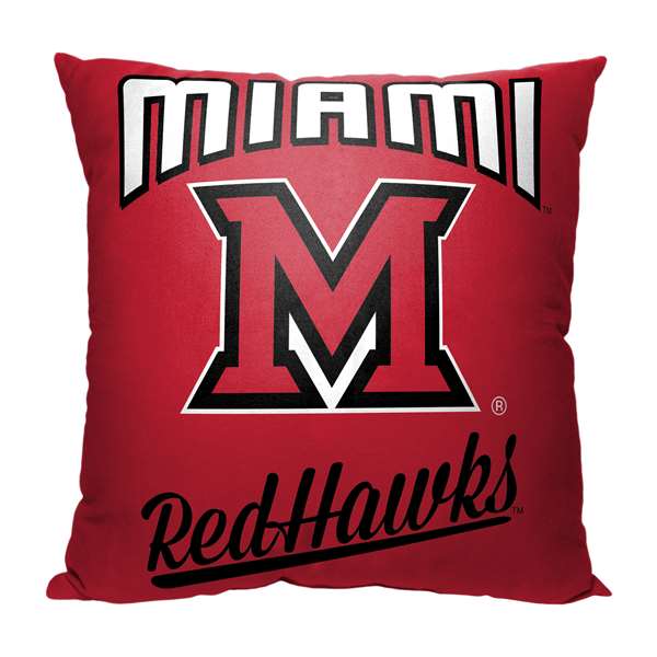 Miami of Ohio Redhawks Alumni Pillow  