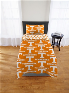 Tennessee Volunteers Twin Rotary Bed In a Bag Set  