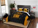 Iowa Football Hawkeyes Modern Take Full/Queen Bed Comforter & Sham Set 