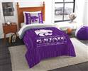 Kansas State Football Wildcats Modern Take Twin Bed Comforter & Sham Set 