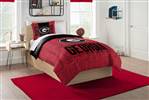 Georgia Football Bulldogs Draft Twin Bed Comforter and Sham Set 