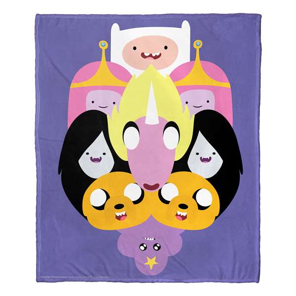 Adventure Time, Crazy Split  Silk Touch Throw Blanket 50"x60"  