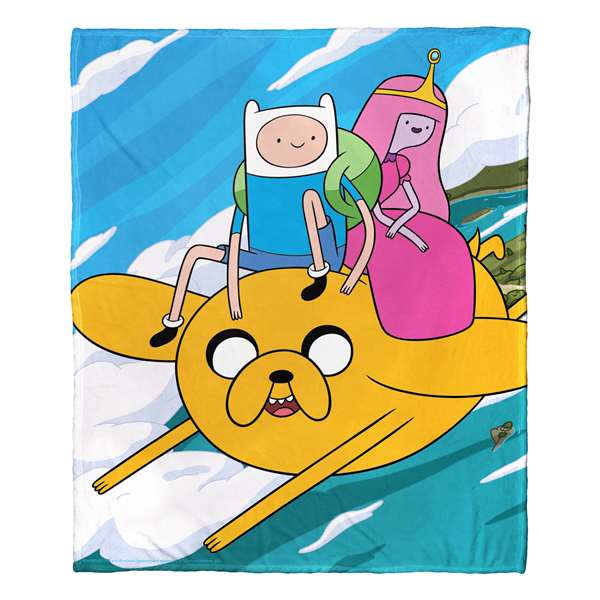 Adventure Time, Magic Ride  Silk Touch Throw Blanket 50"x60"  