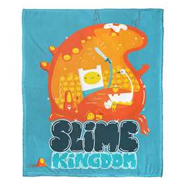 Adventure Time, Slime Kingdom  Silk Touch Throw Blanket 50"x60"  