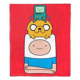 Adventure Time, Super Stack  Silk Touch Throw Blanket 50"x60"  
