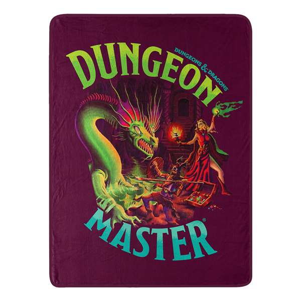 Dungeons and Dragons - Be The Master Micro Raschel Throw "46"x60"  
