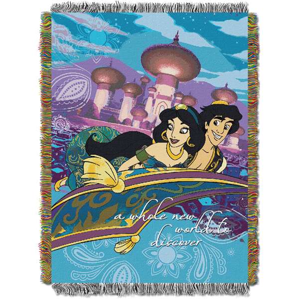 Disney Aladdin A Whole New World 051 Tapestry Throws 48"x60"  