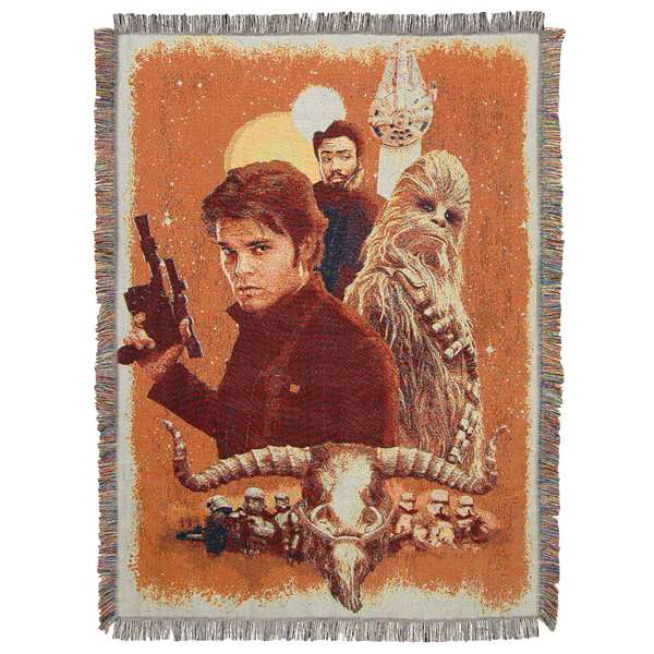 HAN SOLO - DESOLATE GALAXY Tapestry Throws 48"x60"  