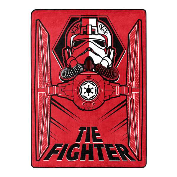 SW Classic - Tie Fighter Silk Touch Throw 46"x60"  