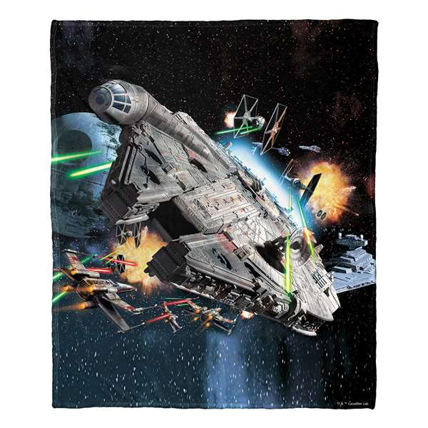 Star Wars, Falcon  Silk Touch Throw Blanket 50"x60" 