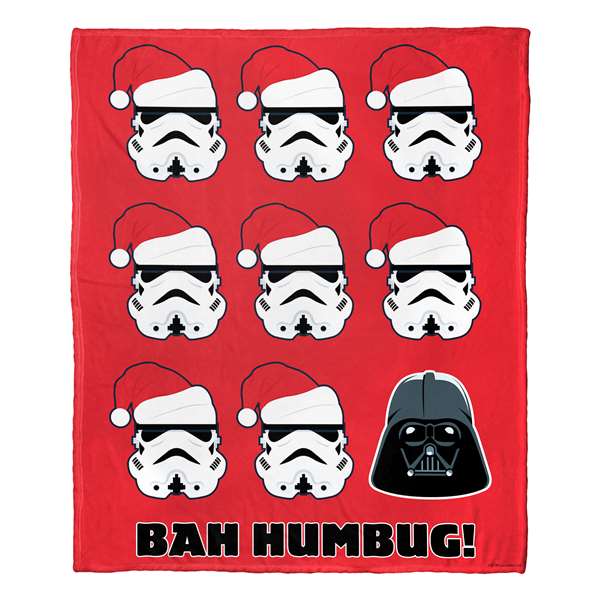 Star Wars, Bah Humbug  Silk Touch Throw Blanket 50"x60" 