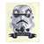 Star Wars, Storm Trooper Decorated Helmet  Silk Touch Throw Blanket 50"x60"  