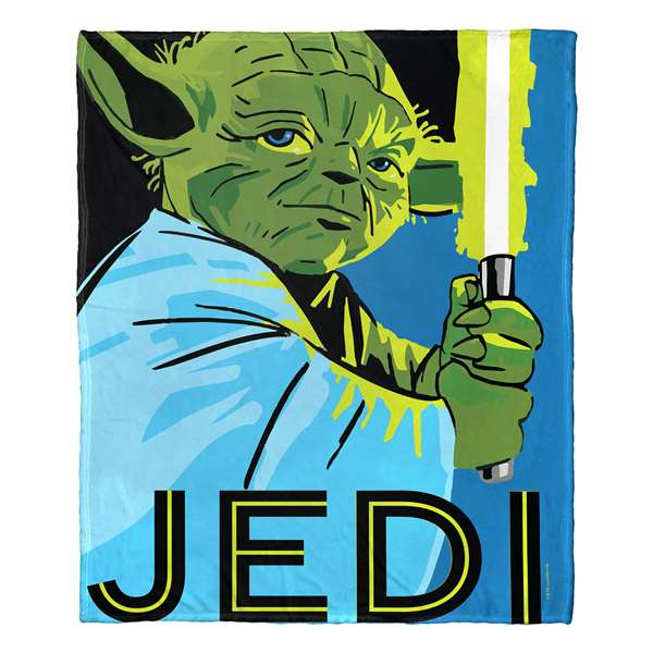 Star Wars, Pop Art Jedi  Silk Touch Throw Blanket 50"x60"  