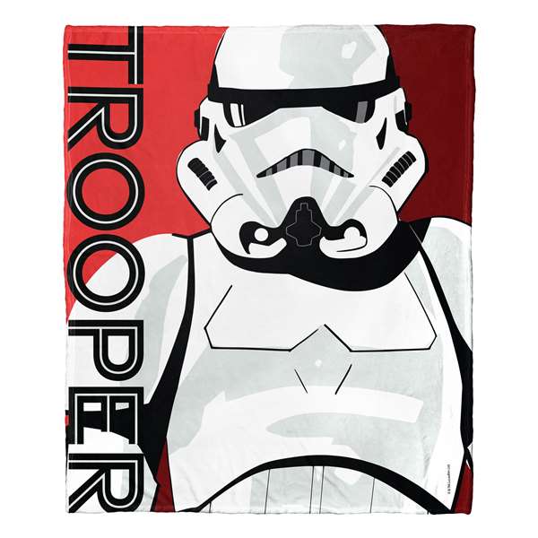 Star Wars, Pop Art Trooper  Silk Touch Throw Blanket 50"x60"  