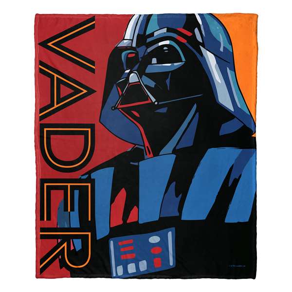 Star Wars, Pop Art Vader  Silk Touch Throw Blanket 50"x60"  