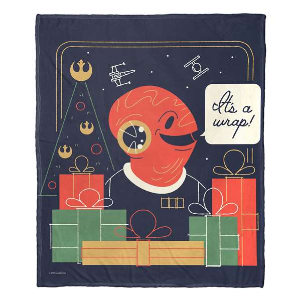 Star Wars, It?s a Wrap  Silk Touch Throw Blanket 50"x60" 