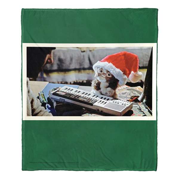 Gremlins, Christmas Keyboard  Silk Touch Throw Blanket 50"x60"  