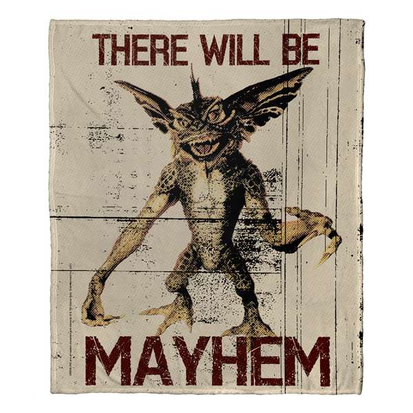 Gremlins, Mayhem Time  Silk Touch Throw Blanket 50"x60"  
