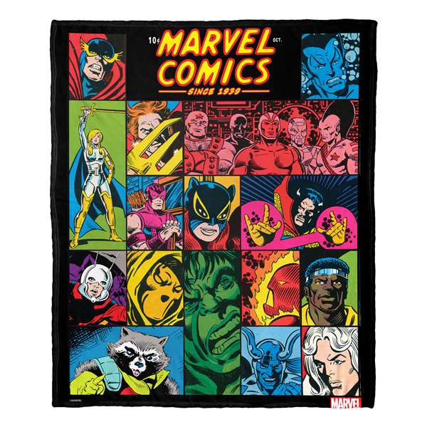 Marvel Comics, Making History  Silk Touch Throw Blanket 50"x60"  