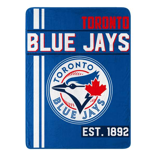 Toronto Baseball Blue Jays Walk Off Micro Raschel Throw Blanket 46X60 inches