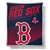 Boston Baseball Red Sox New School Mink Sherpa Blanket 50X60 inches