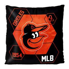 Baltimore Baseball Orioles Connector Reversible Velvet Pillow 16X16 inches